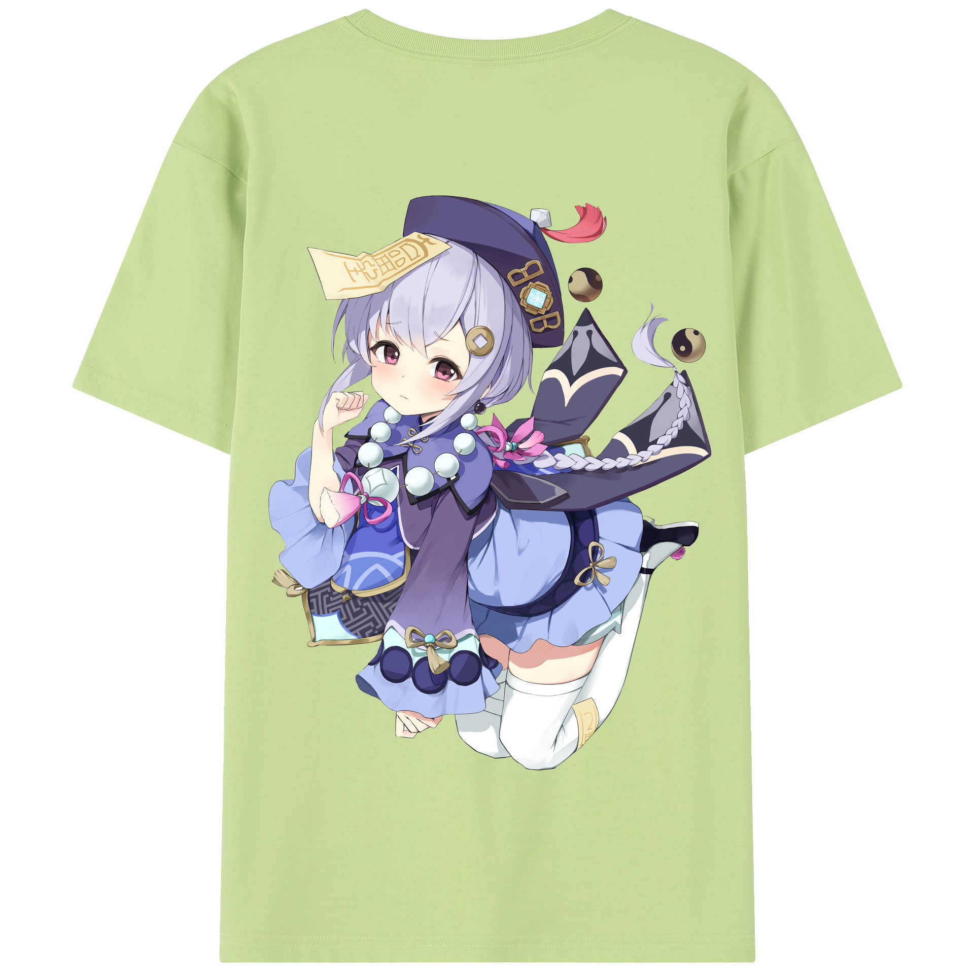 げんし神 七七 なな  genshin Nana 綿100％半袖Tシャツ（背面プリント）